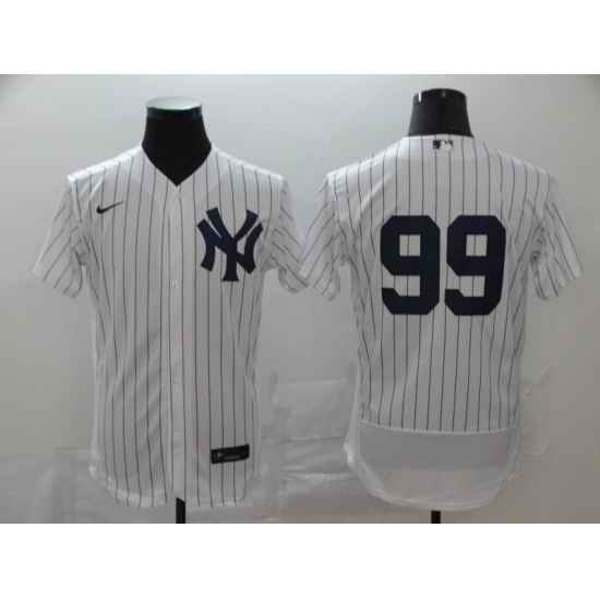 Yankees 99 Aaron Judge White 2020 Nike Flexbase Jersey